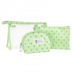 Sada kozmetických tašiek TB14432 zelená
