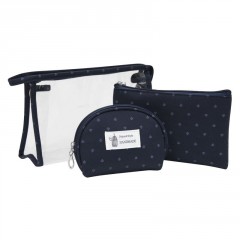 Sada kozmetických tašiek TB14434 tmavo modrá