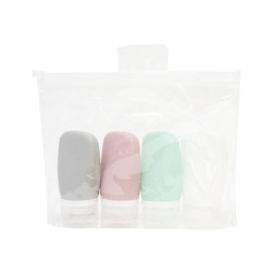 Cestovní silikonové lahvičky TBK4, sada 4 ks (2)