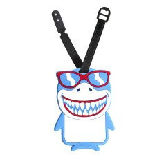 Menovka na kufor LTD172 Žralok s okuliarmi (1)