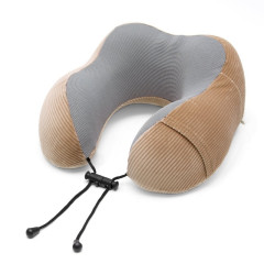 Cestovný vankúšik s pamäťovou penou TPMF15 hnedý (2)