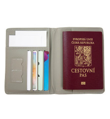 Puzdro na pas a karty s RFID ochranou WGK03 šedá (2)