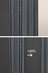 Sada cestovných kufrov AVANCEA GP7172 Dark grey 4W XSML (8)