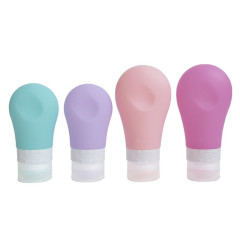 Cestovné silikónové fľaštičky 60 + 90 ml XND22, súprava 4 ks